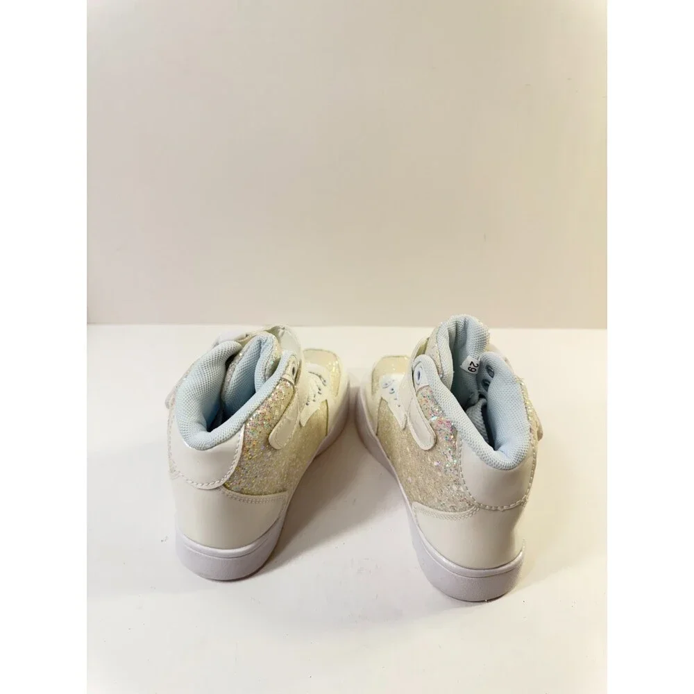 The Children's Place Kids Sneakers White Glitter US EU 29 US 11
